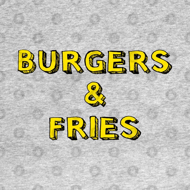 Burgers and Fries by Sketchy